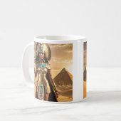 Mug La déesse guerrière égyptienne des sables (Devant gauche)