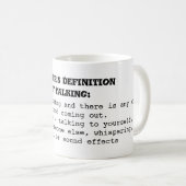 Mug La définition du professeur de parler (Devant droit)
