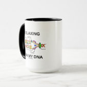 Mug La détente est en mon ADN (la reproduction d'ADN) (Devant gauche)