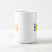 Mug La devise coloriée de Pura Vida Costa Rica (Centre)