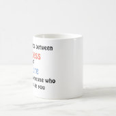 Mug La différence entre le succès et l'échec (Centre)