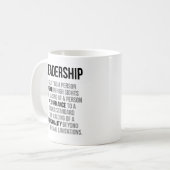 Mug La direction soulève une vision de personne (Devant gauche)