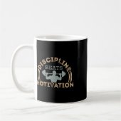 Mug La discipline bat la motivation (Gauche)