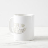 MUG LA DISCIPLINE CONSTRUIT LA LIBERTÉ (Devant gauche)