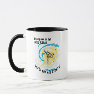 Mug La discipline est le pont entre les buts de l'art