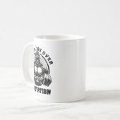 Mug La Discipline Plutôt que la Motivation Citations d (Devant gauche)