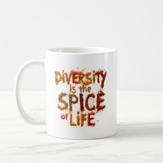 Mug La diversité est le sel de la vie - Espace sûr (Gauche)