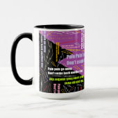 Mug La douleur de douleur partent (Gauche)