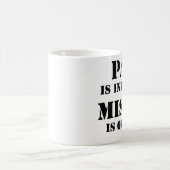 Mug La douleur est inévitable (Centre)