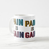 MUG "LA DOULEUR GAGNE" (Devant gauche)