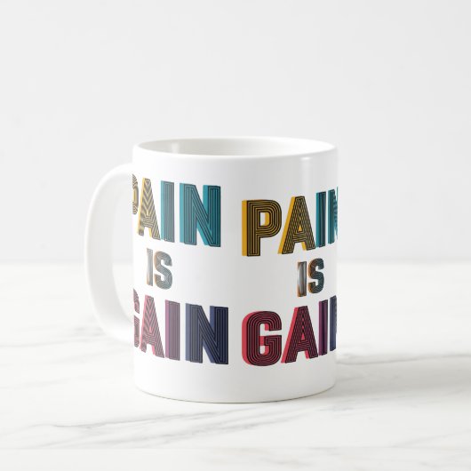 MUG "LA DOULEUR GAGNE" (Devant gauche)