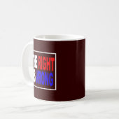 Mug La droite est erronée (Devant gauche)