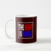 Mug La droite est erronée (Gauche)