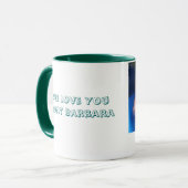 Mug La famille 057, nous aimons YouAunt Barbara (Devant gauche)