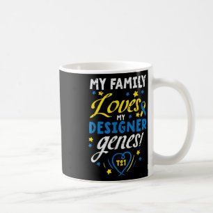 Mug La famille aime mes gènes T21 Sensibilisation au s