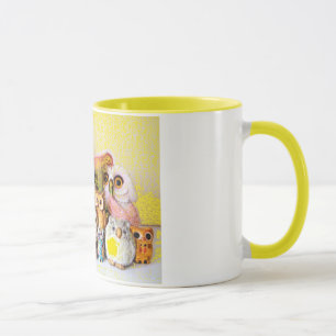 Mug La famille de hibou