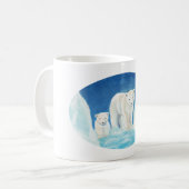 Mug La famille des ours polaires (Devant gauche)