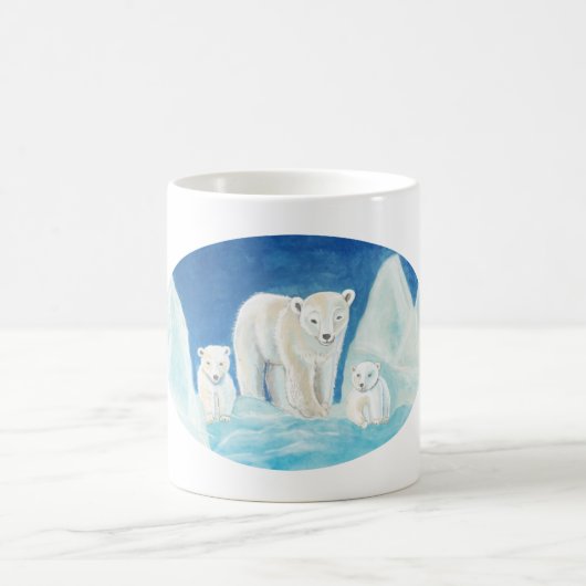 Mug La famille des ours polaires (Centre)