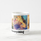 Mug La famille est tout le mignon collage photo (Centre)