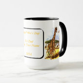 Mug La famille Giraffe - (Devant droit)