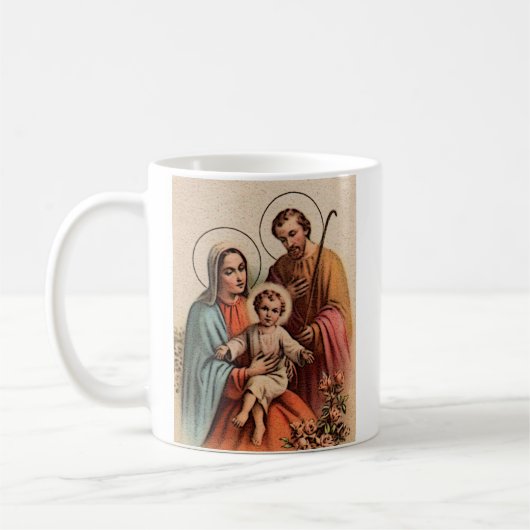 Mug La famille sainte - Jésus, Mary, et Joseph (Gauche)
