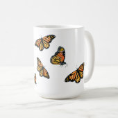 Mug La faune de la monarque orange (Devant droit)