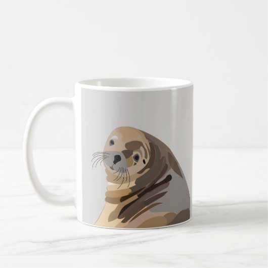 Mug La faune du lion de mer (Gauche)