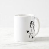 Mug La femelle Recurve Archer (Devant droit)
