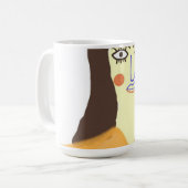 Mug la femme art abstrait (Devant gauche)