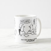 Mug La femme dépense l'argent de la bière du mari pour (Devant droit)