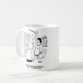 Mug La femme dit que le mari est descendu (Devant gauche)