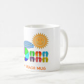Mug La fête de la plage d'été (Devant droit)