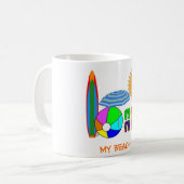 Mug La fête de la plage d'été (Devant gauche)