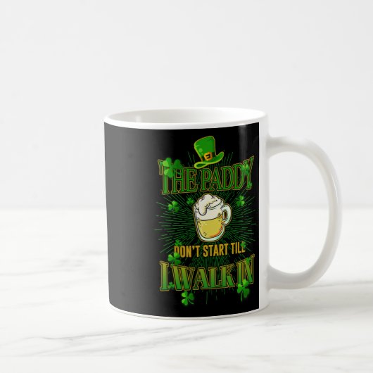 Mug La fête de la Saint-Patrick ne commence pas avant (Droite)