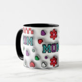 Mug La fête des mères "Mug à effet 3D" (Devant gauche)