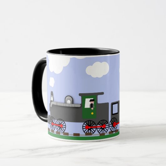 Mug La fête des Pères avec Train (Devant gauche)