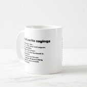 Mug La fête des pères cite des énonciations drôles de (Devant gauche)