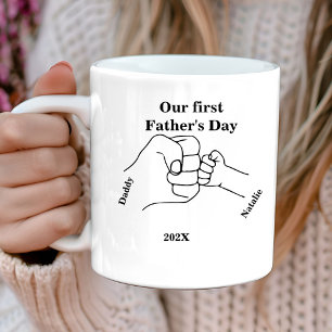 Mug La fête des pères joyeuse de la première mère