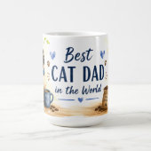 Mug La fête des pères pour papa chat (Centre)