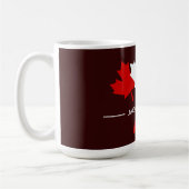 Mug La Feuille d'érable du Canada, Joyeuse fête du Can (Gauche)