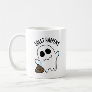Mug La feuille se passe drôle jeu de fantôme