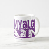 Mug La fibromyalgie est une douleur (Devant droit)