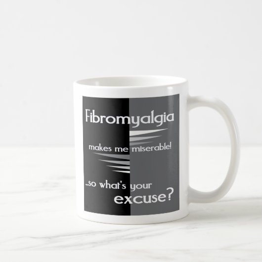 Mug La fibromyalgie me rend malheureux… (Droite)