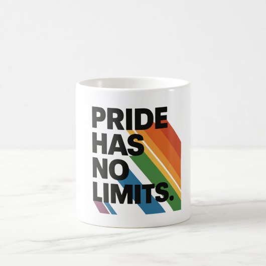 Mug La fierté n'a pas de limites | Mois de la fierté d (Centre)