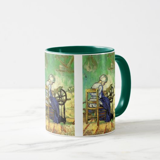 Mug La Fileuse de Vincent van Gogh (Devant droit)
