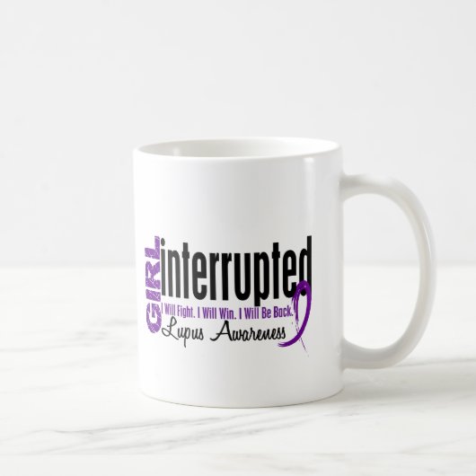 Mug La fille a interrompu 1 lupus (Droite)