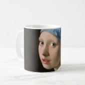 Mug La fille de Vermeer avec une oreille perle (Devant gauche)