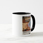 Mug La fille des chemins de fer britanniques qui regar (Devant droit)