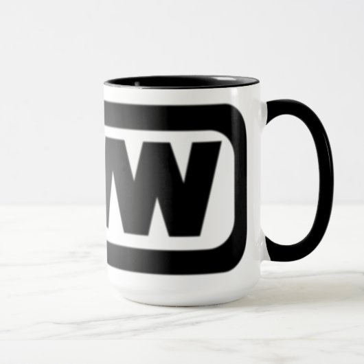 Mug La fille écrit quel logo (Droite)
