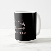 Mug La Fille En Droit Anniversaire Noël De Mor (Devant droit)